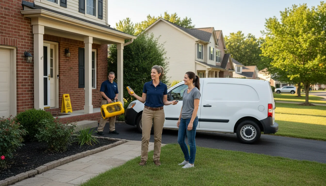 Water restoration image for Fire And Smoke Damage Restoration in Morganza, MD